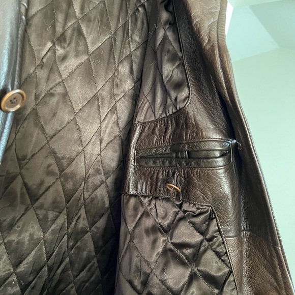 GAP Jackets & Coats Original 9s Mens Gap Leather Coat Poshmark